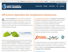 Tablet Screenshot of effi-science.com